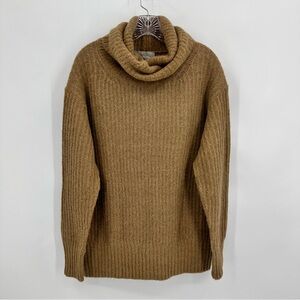 Everlane The Cloud Turtleneck Sweater Alpaca Blend Tan Size S